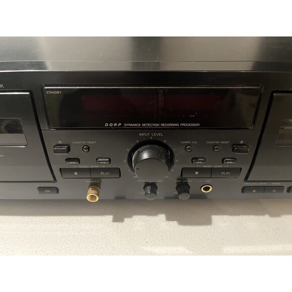 JVC TD-W354BK Double Cassette Tape Deck Player / Recorder Works - WITH REMOTE - Picture 5 of 7